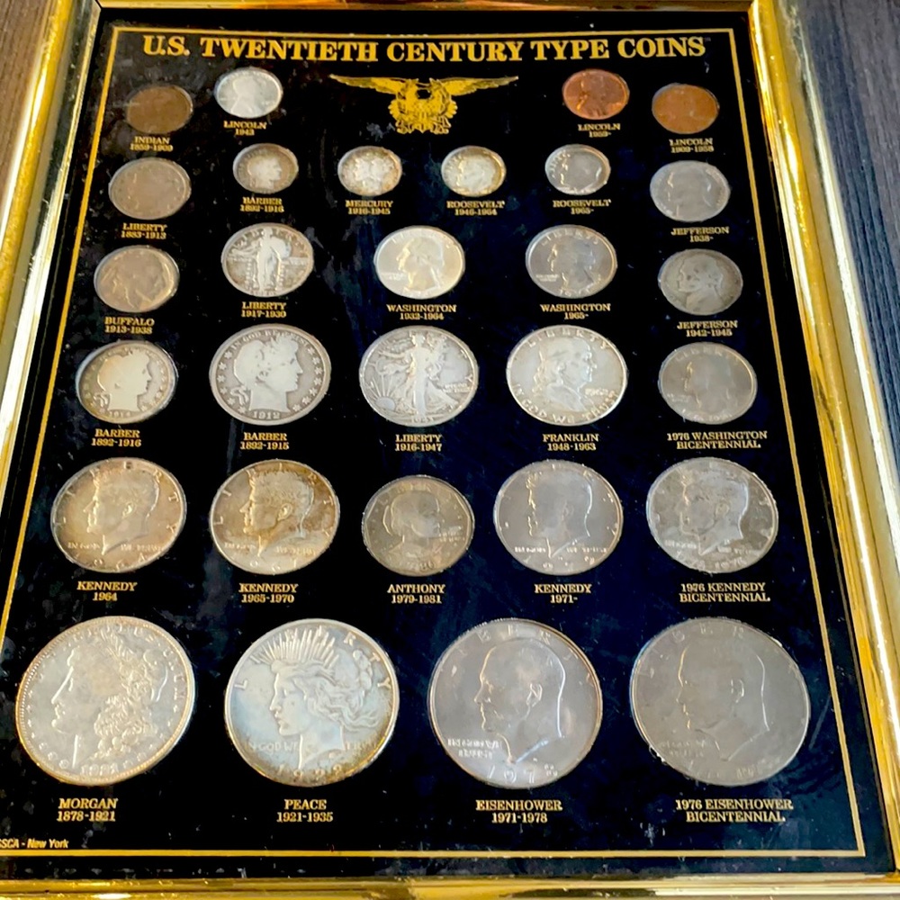 U.S. Twentieth Century Type Coins.